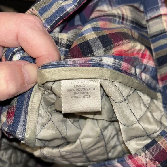 Christopher Banks Vest Womens Large Quilted Plaid Pockets Cottagecore Earthy L - Picture 5 of 5